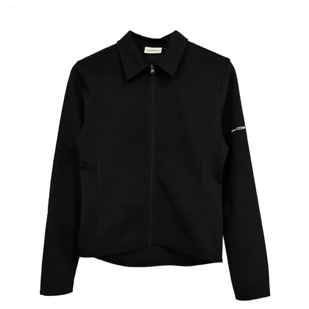 지초이 컴포트 23-002 집업 셔츠 블랙 1