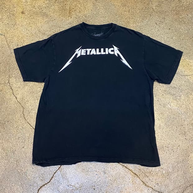 미국 빈티지 메탈리카 반팔티 락티셔츠