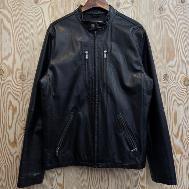 마이클 코어스 레더 자켓