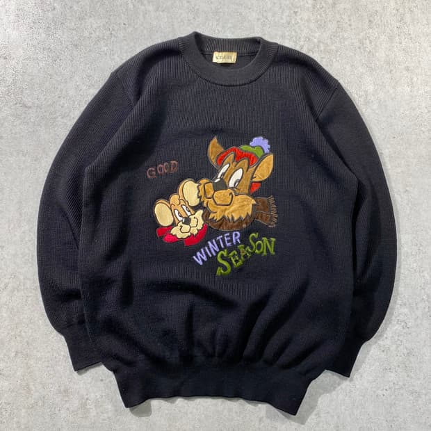 [L-XL] 90s FACILE SEI 재패니즈 빈티지 울 니트