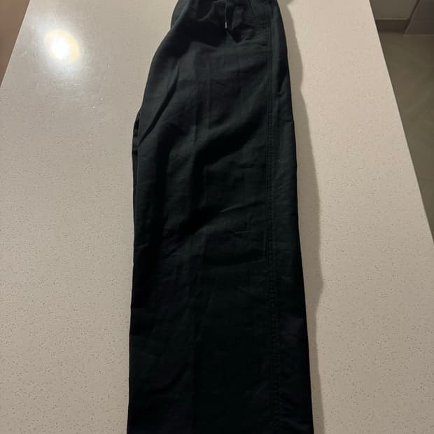 (S) (30~31) 커버낫 코튼 팬츠 블랙