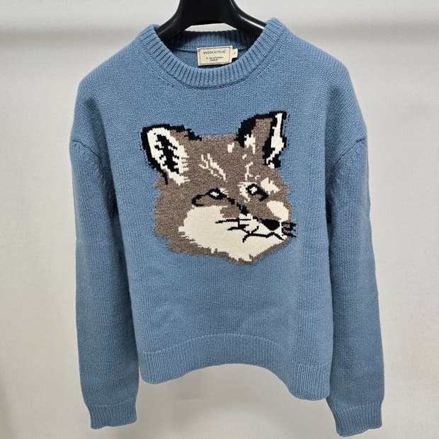 메종키츠네 폭스 헤드 니트 s사이즈 판매