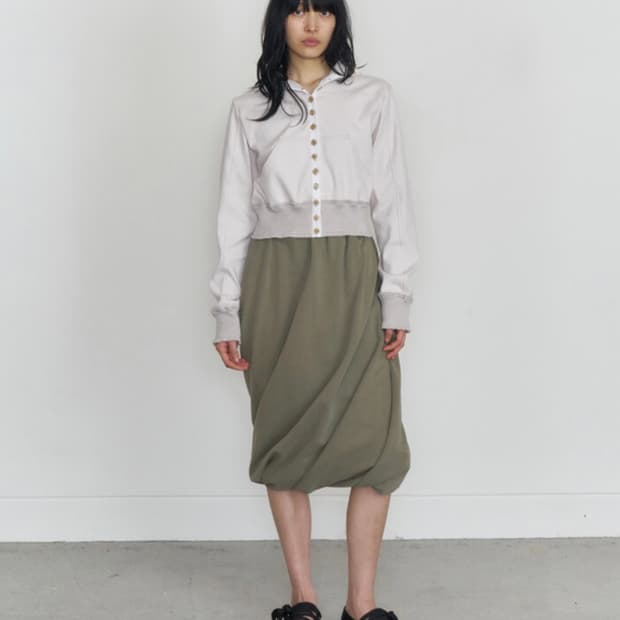 오들리워크샵 Button Up Hoodie  Queasy 