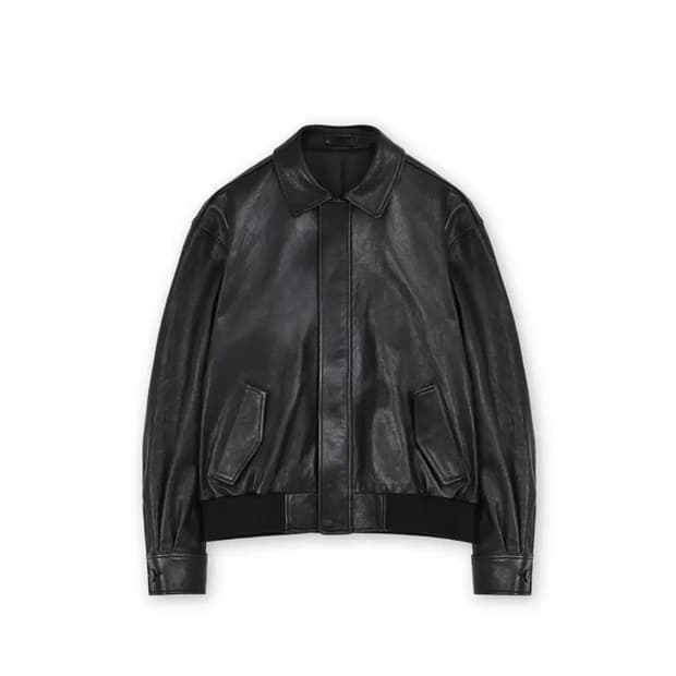 브라운야드 레더 블루종