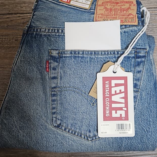 리바이스 LVC 1955 501 블랙잭 32x32