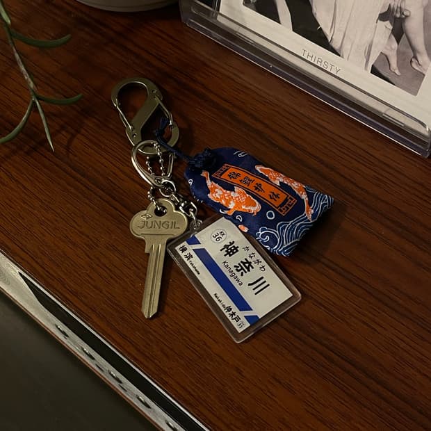 Japan luckycharm keyring