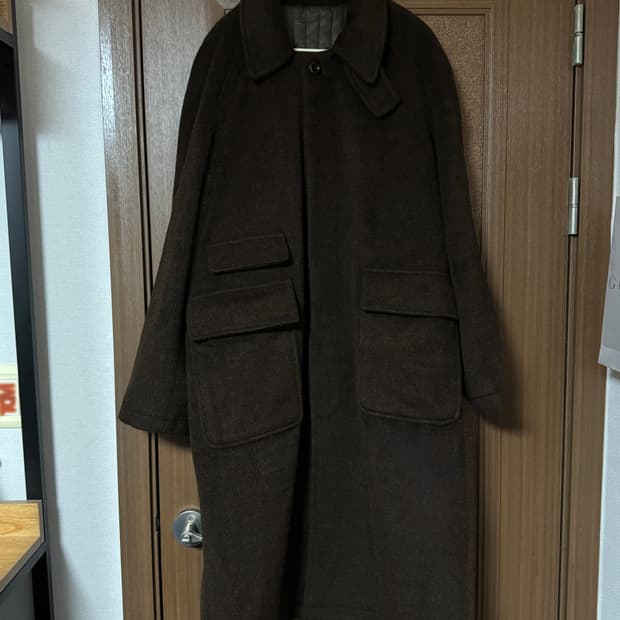 라퍼지스토어 울 발마칸 오버 코트