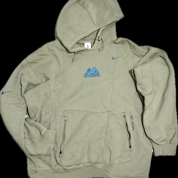 나이키 X 오프화이트 플리스 후드