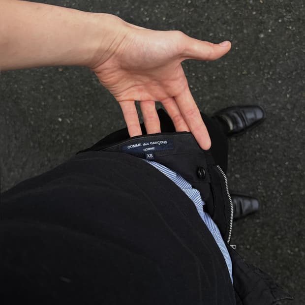 (할인가 12만) 00s 꼼데가르송 옴므 아카이브 트라우저