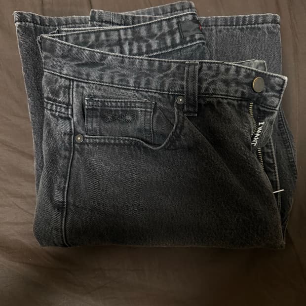 플랙 Plac 흑청 블랙데님 32사이즈