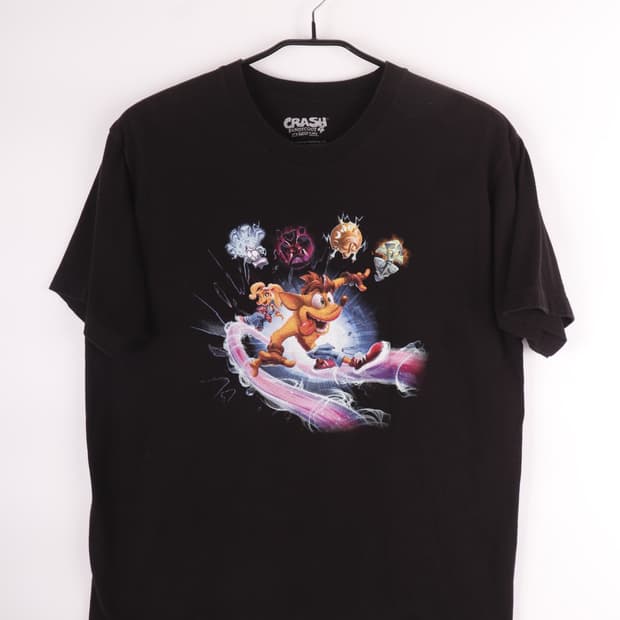 Crash Bandicoot 프린팅 반팔티셔츠