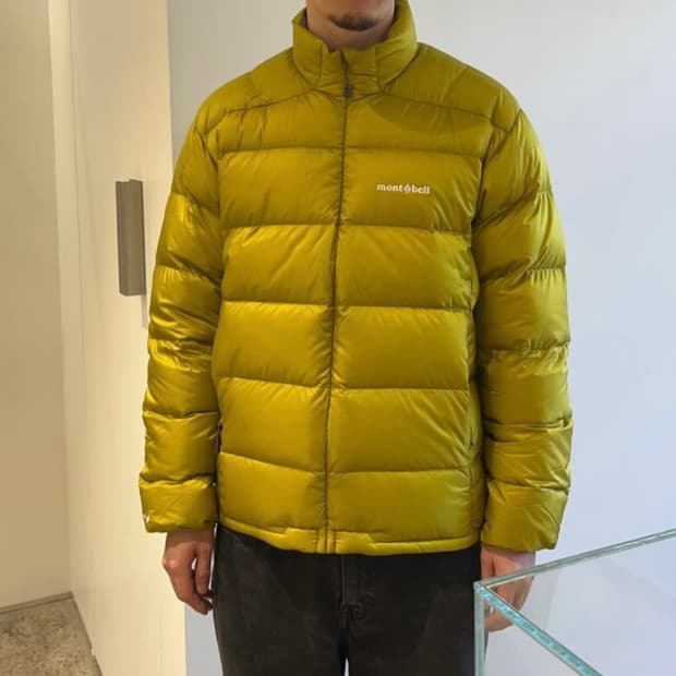 몽벨 라이트 알파인 다운 자켓 옐로우 s