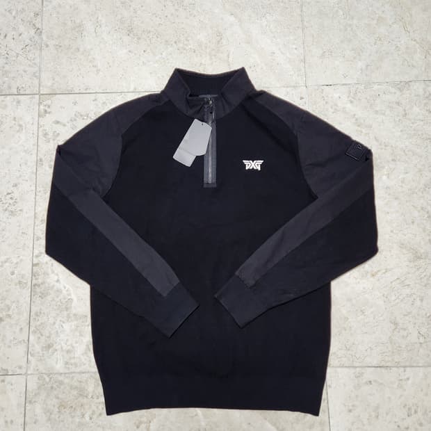 <미사용>PXG 하프 집업티셔츠(M)