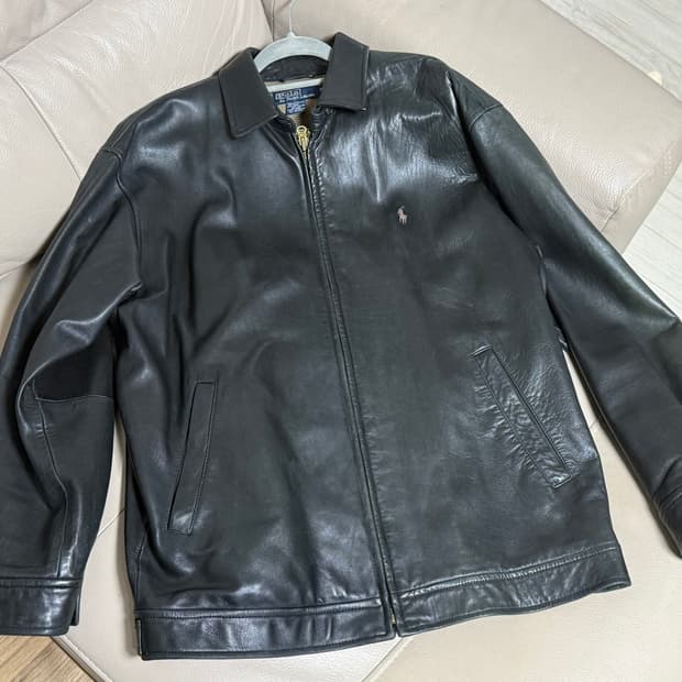 폴로 맥스웰 가죽 자켓 (블랙) / M size