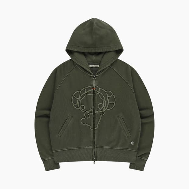 코이세이오 빈티지 테이프 후드집업 카키 미시착 새제품 판매