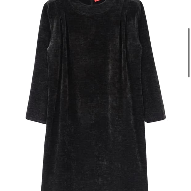 Eonts 에옹쓰 벨벳 원피스 velevt flat dress