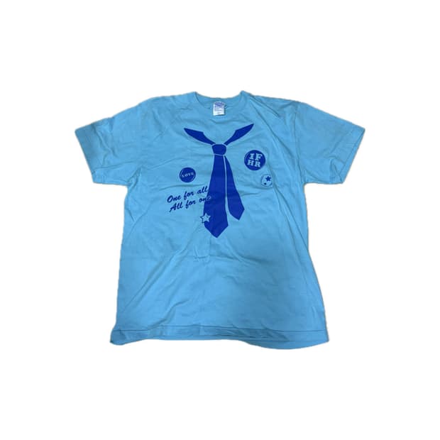 y2k 일본 빈티지 엔시티 위시 코어 넥타이 반팔 t shirt