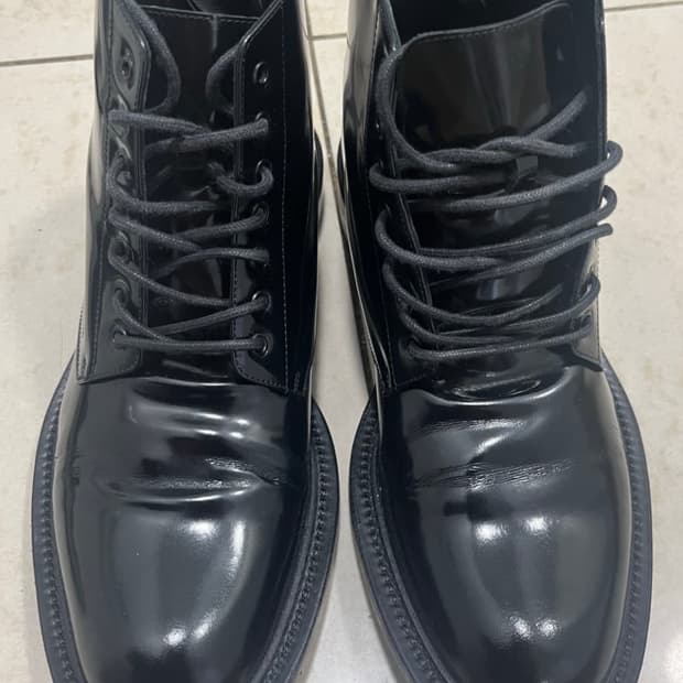 생로랑 13ss army boots 41size