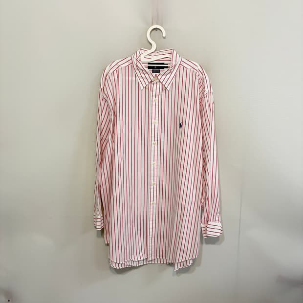 폴로 랄프로렌 YARMOUTH 스트라이프 셔츠 빅사이즈 110 