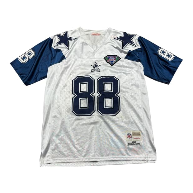 ✨ (바배) NFL 댈러스 카우보이 미첼앤네스 마이클 어빈 반팔 럭비 져