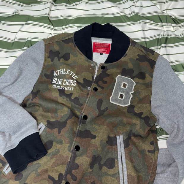 vintage camo stadium jacket