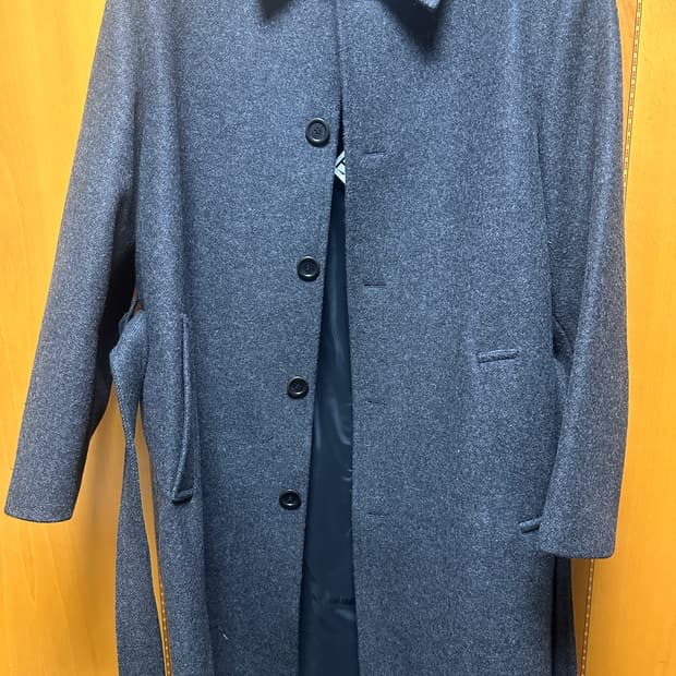 아모멘토 싱글 브레이져 롱코트