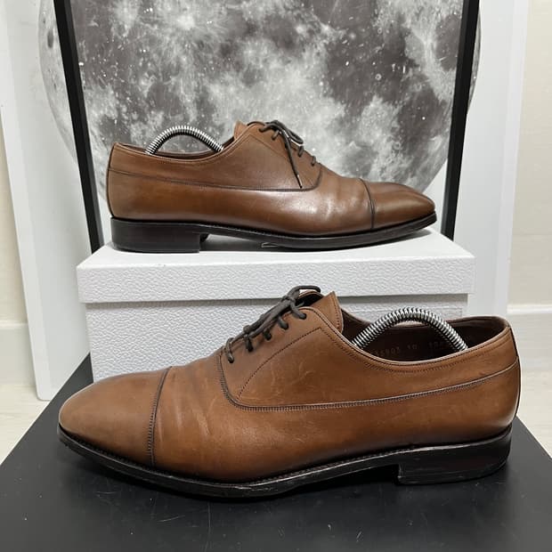 정품 10) 까르미나 10085 브라운 옥스퍼드 구두