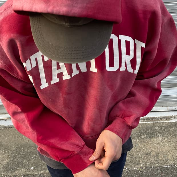 90s Russell Faded Red Hoodie(USA Made)