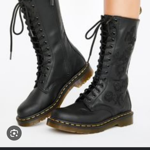닥터마틴 블랙로즈 부츠