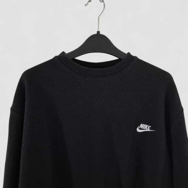 [110]나이키 블랙 맨투맨 기모