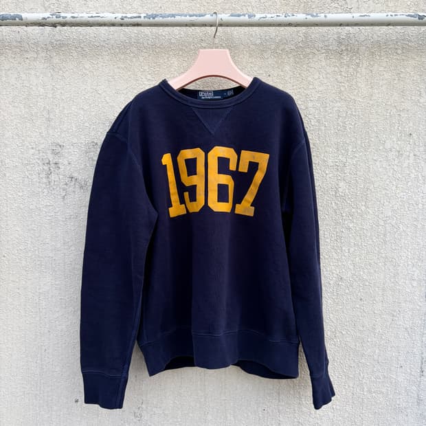 폴로 랄프로렌 신형라벨 류준열 1967 맨투맨