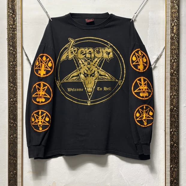 Vintage 90s Venom Wellcome to hell 롱슬리브