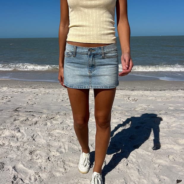 [새상품] 브랜디멜빌 말리아 데님 미니 스커트