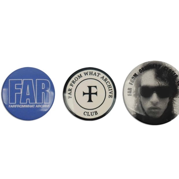FARFROMWHAT 파프롬왓 파아카이브 핀버튼 뱃지 브로치