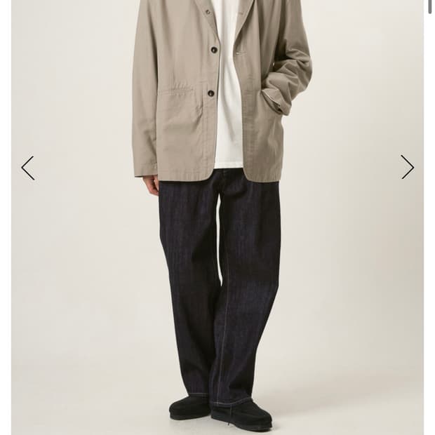 러프사이드 3버튼 재킷 라이트 그레이 2사이즈