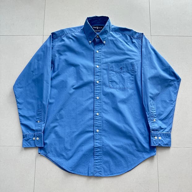 90s 폴로 랄프로렌 더 빅 셔츠 블루 (The Big Shirt)