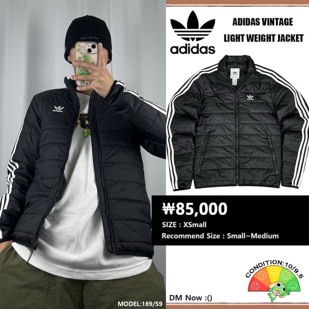 <아디다스 3-S 경량패딩> No.1231