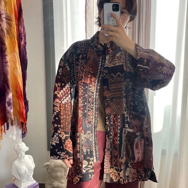 말라이카 에스닉 패치워크 핸드메이드 자켓