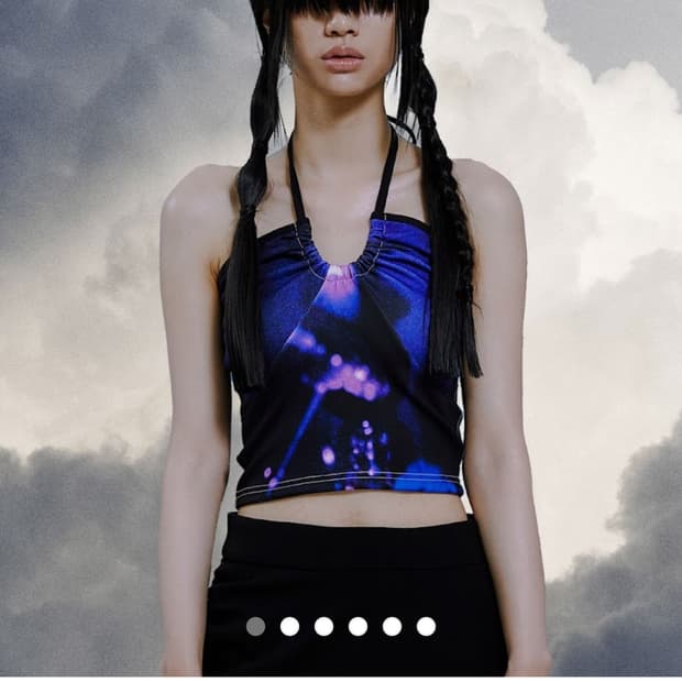 디와이도샵 Nights like this 홀터넥 탑