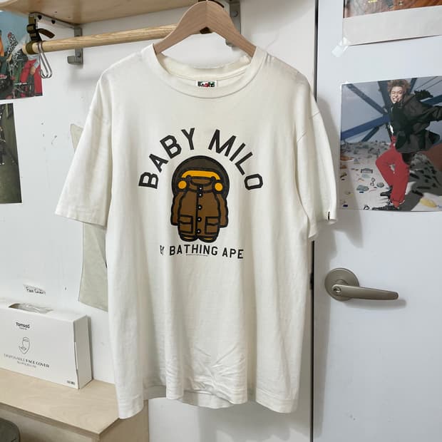00‘s OG 베이프 베이비 마일로 티셔츠 (M)
