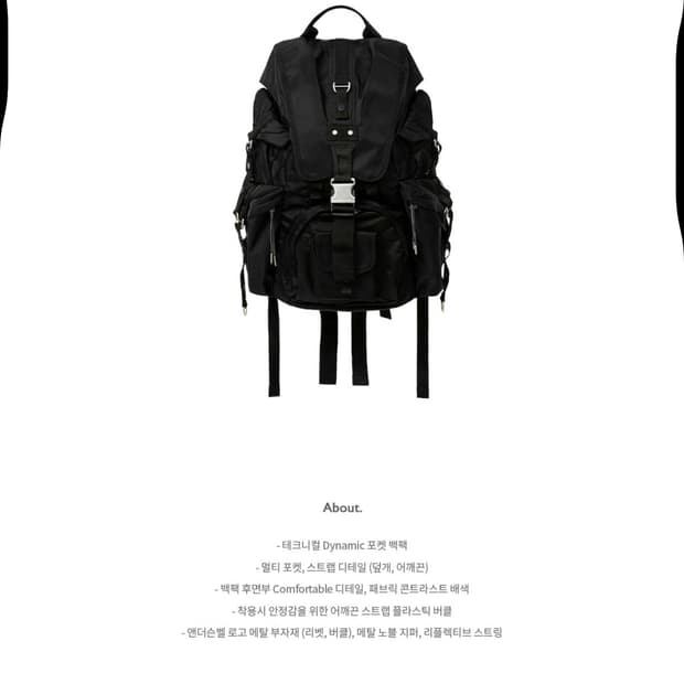 앤더슨벨 베를린 백팩 