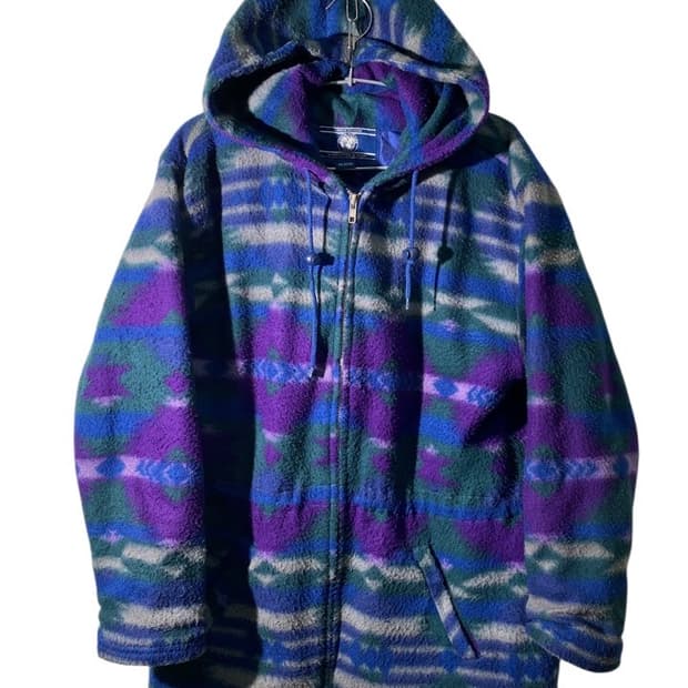 virgin voyage 후리스 플리스 후드 자켓