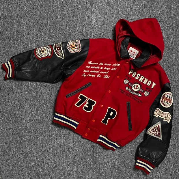 🌊80~90s Poshboy Varsity jacket