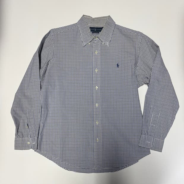 정품 폴로 랄프로렌 커스텀 핏 체크 셔츠 L ~ XL