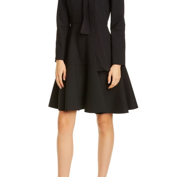 Valentino 넥 리본 원피스