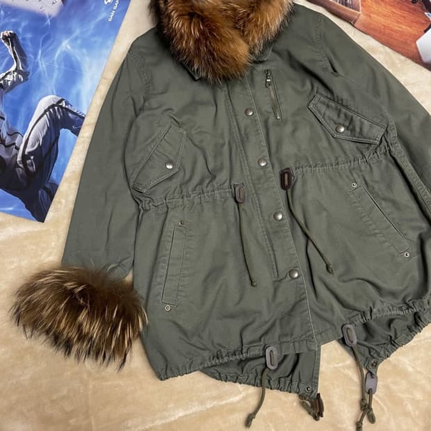 퍼 야상 자켓 / 일본 브랜드 빈티지 coco deal