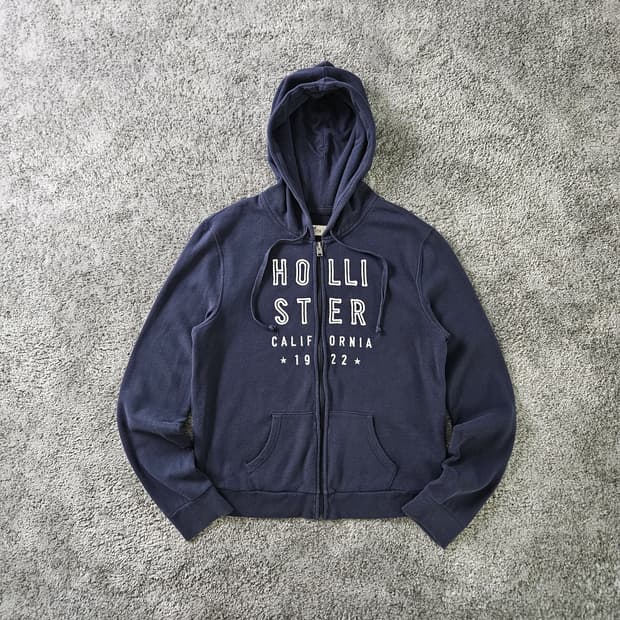 [무료배송] HOLLISTER 반팔 후드 집업