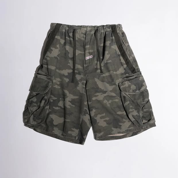 스컬프터 카모 버뮤다 Twill Cargo Half Pants M