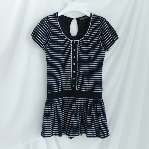cecil mcbee) stripe jumpsuit
