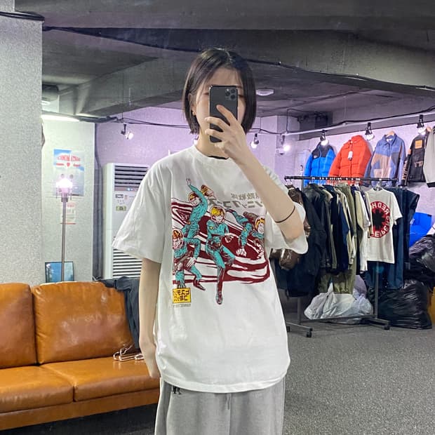 소닉유스 프린팅 반팔티 B4249